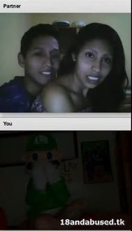 Chatroulette Teen couple watching another couple fucking