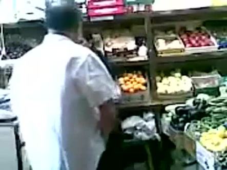 Boob Grab and Fuck in Fruit Shop